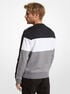Color Block Striped Stretch Cotton Sweatshirt michael kors color block striped stretch cotton sweatshirt