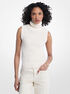 michael kors sleeveless wool blend turtleneck top