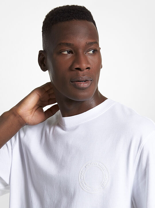 Logo Cotton T-Shirt michael kors logo cotton t shirt