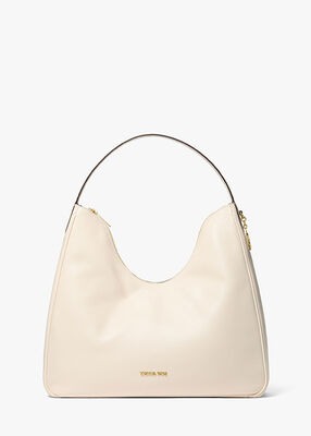 michael kors nayla medium pebbled leather shoulder bag