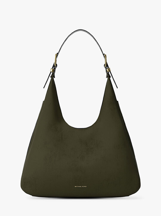 michael kors nolita large nubuck hobo shoulder bag