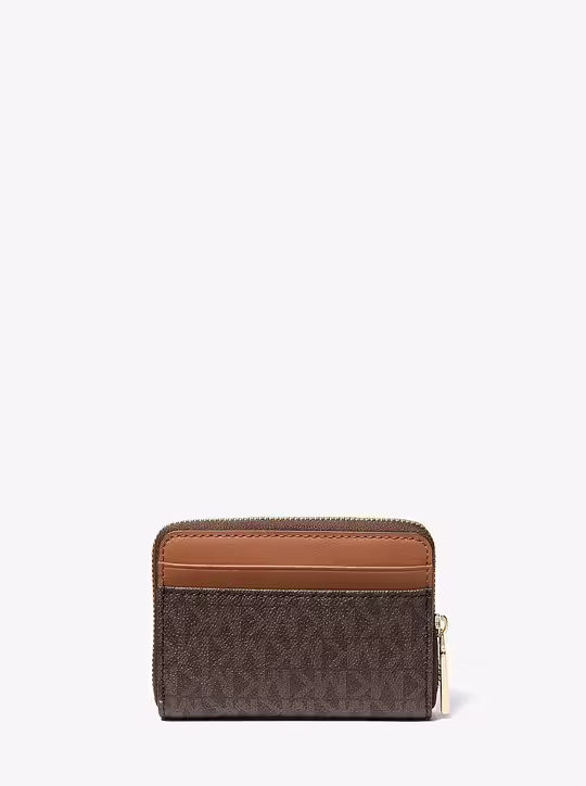 Jet Set Small Signature Logo Zip-Around Card Case michael kors jet set small signature logo zip around card case