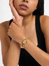michael kors maude gold tone link watch
