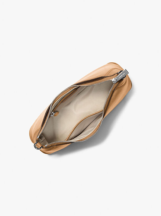 michael kors jet set medium leather crossbody bag