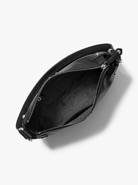 michael kors astor large studded leather shoulder bag