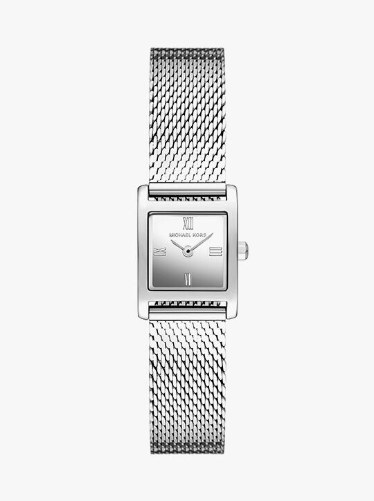 michael kors georgie silver tone watch