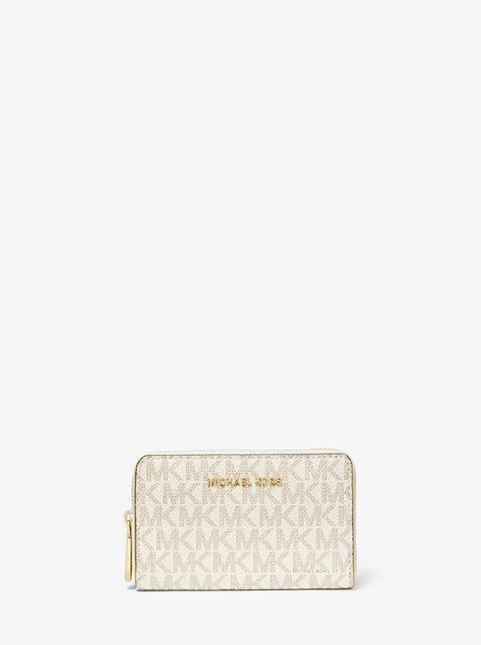 michael kors small logo and leather wallet