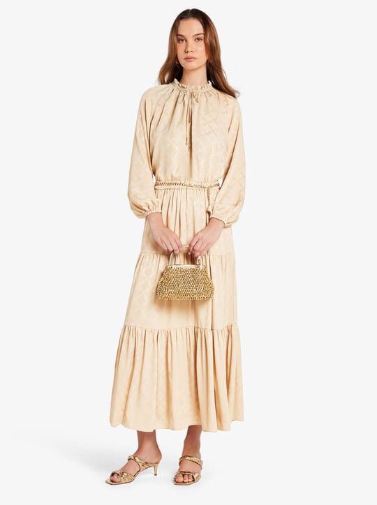 Empire Diamond Jacquard Blouse michael kors empire diamond jacquard blouse