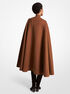 Double Faced Wool Melton Cape michael kors double faced wool melton cape