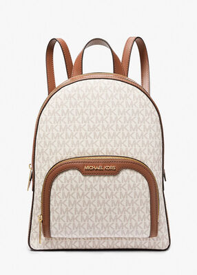 michael kors حقيبة ظهر جايسي متوسطة الحجم بشعار الماركة