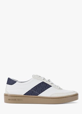 michael kors kaycee signature logo stripe sneaker