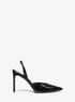 Presley Crocodile Embossed Leather Pump michael kors presley crocodile embossed leather pump