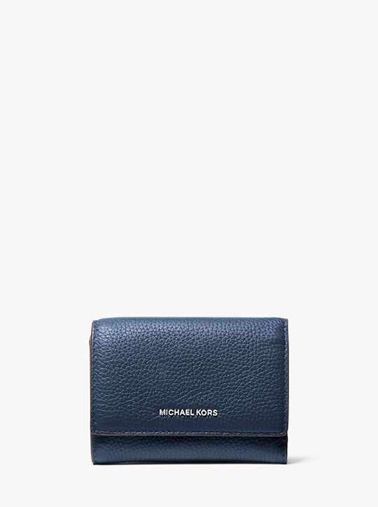 michael kors bryant medium pebbled leather wallet