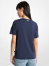 Studded Empire Monogram Cotton Jersey T-Shirt michael kors studded empire monogram cotton jersey t shirt