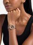 Ritz Pavé Beige Gold-Tone and Acetate Watch michael kors ritz pav beige gold tone and acetate watch