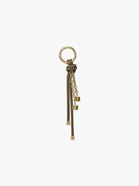 Gold-Tone and Speckled Cord Bag Charm michael kors gold tone and speckled cord bag charm