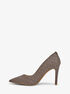 Logo Embossed Pumps michael kors logo embossed pumps