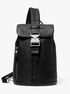 michael kors hudson leather aviator sling pack