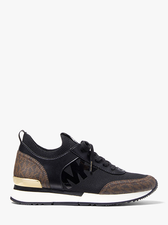 michael kors jenkins mixed media trainer