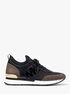 michael kors jenkins mixed media trainer