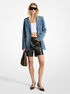michael kors denim blazer