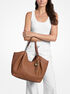 michael kors nolita large pebbled leather tote bag