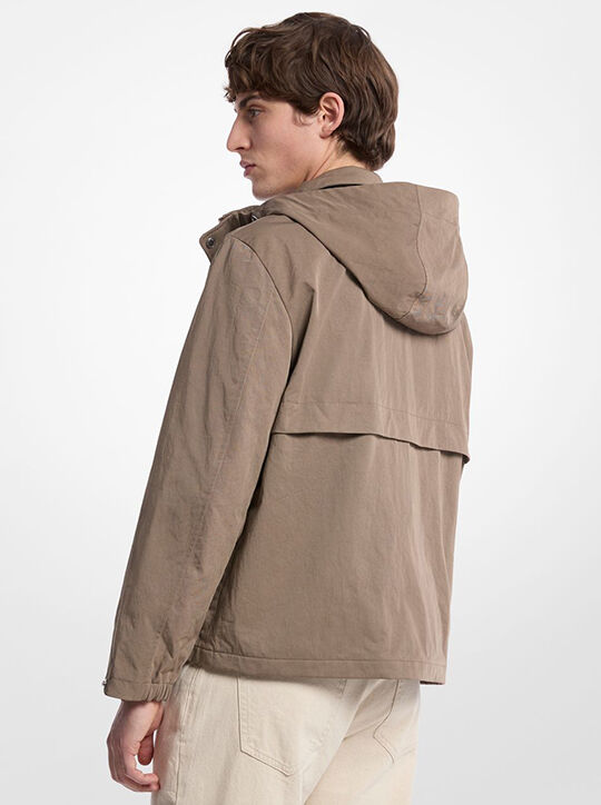 michael kors nylon twill windbreaker jacket