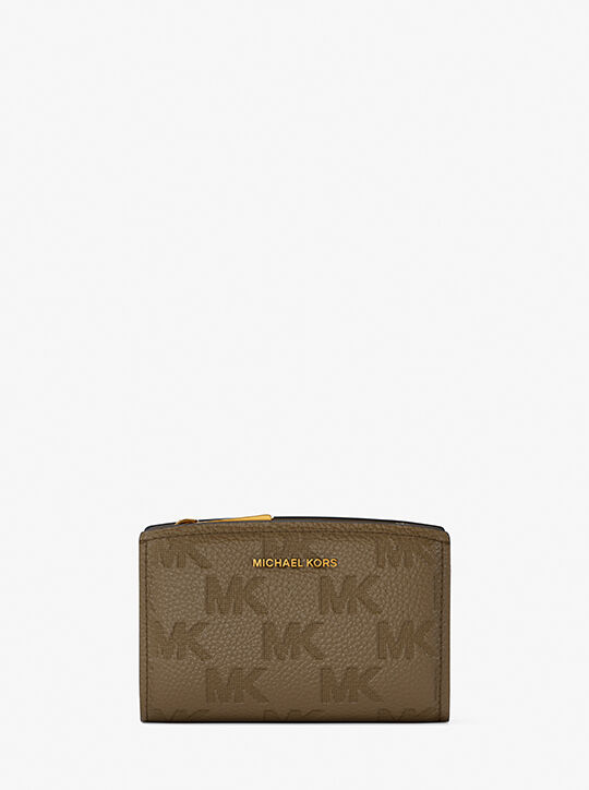 Bryant Medium Logo-Embossed Leather Wallet michael kors bryant medium logo embossed leather wallet