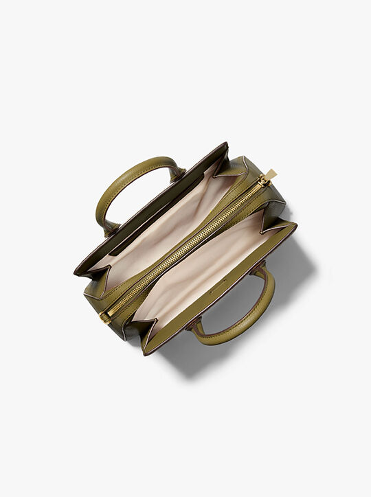 Laila Small Signature Logo Satchel michael kors laila small signature logo satchel