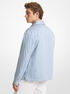 michael kors striped cotton poplin shirt jacket