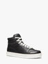 michael kors barett leather high top sneaker