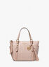 Sullivan Small Metallic Signature Logo Top-Zip Tote Bag michael kors sullivan small metallic signature logo top zip tote bag
