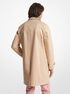 Cotton Blend Balmacaan Coat michael kors cotton blend balmacaan coat