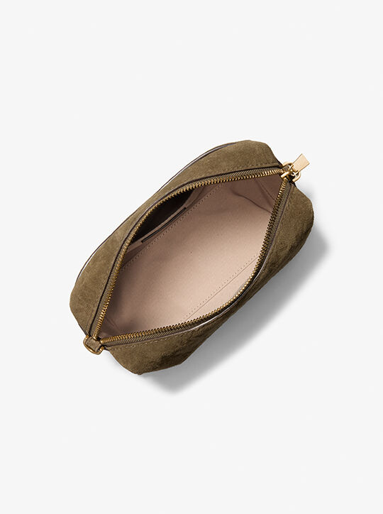 Bryant Small Logo Embossed Suede Convertible Crossbody Bag michael kors bryant small logo embossed suede convertible crossbody bag
