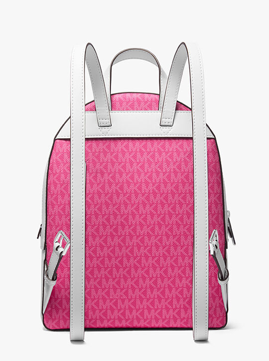 michael kors حقيبة ظهر جايسي متوسطة الحجم مزينة بشعار الماركة