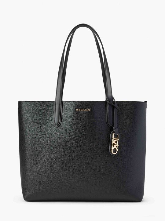 Eliza Extra-Large Pebbled Leather Reversible Tote Bag michael kors eliza extra large pebbled leather reversible tote bag
