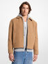 michael kors boucl  shirt jacket
