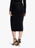 michael kors embellished stretch knit midi skirt