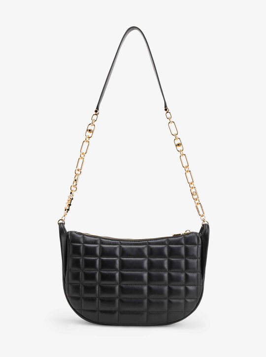 michael kors kendall large quilted leather chain link shoulder bag