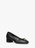 michael kors piper flex leather block heel pump