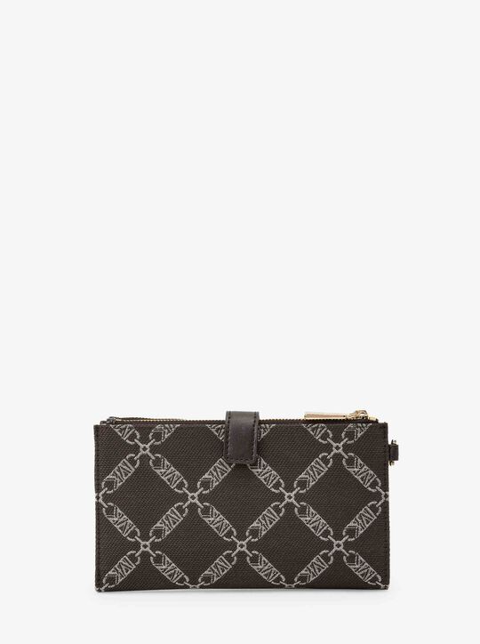 michael kors adele empire logo jacquard smartphone wallet