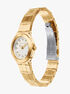 michael kors billie three hand gold tone stainless steel watch