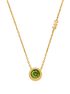 Round Stone Pendant Necklace michael kors round stone pendant necklace