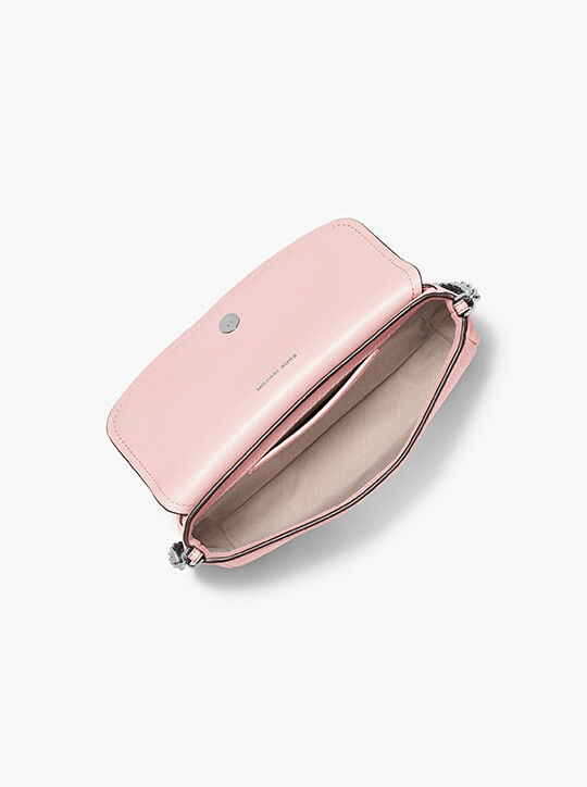 michael kors حقيبة كروس نوليتا صغيرة من الجلد المحبب