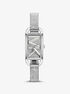Empire Pavé Silver-Tone Bangle Watch michael kors empire pav silver tone bangle watch