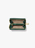 Jet Set Small Pebbled Leather Zip-Around Card Case michael kors jet set small pebbled leather zip around card case