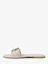 michael kors milan signature logo slide sandal