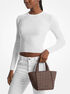 michael kors jordi small empire monogram tote bag