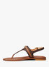 michael kors mandy signature logo sandal