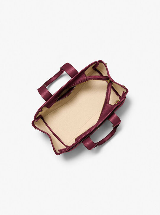 michael kors حقيبة رومي الصغيرة المصنوعة من الجلد المحبب